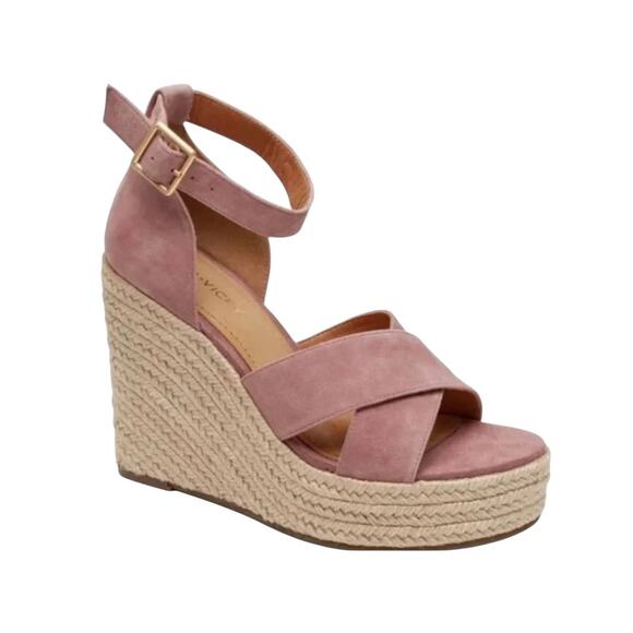NIB! Lisa Vicky Gemi Platform Wedge Espadrille Summer Sandal - Size 8 - Picture 1 of 10